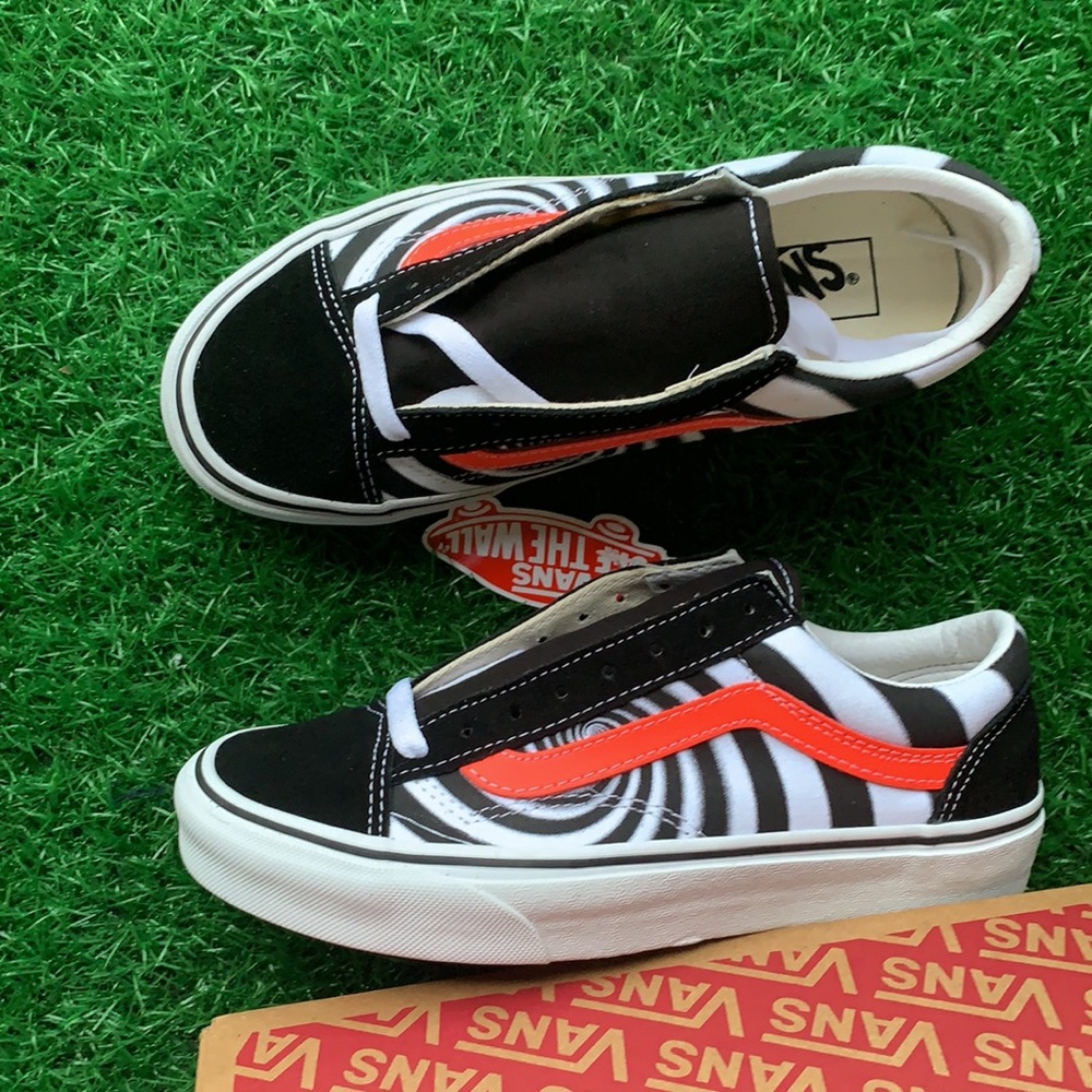 VANS STYLE 36 Swirl Black/Fiery Coral Men’s - Picture 13 of 16